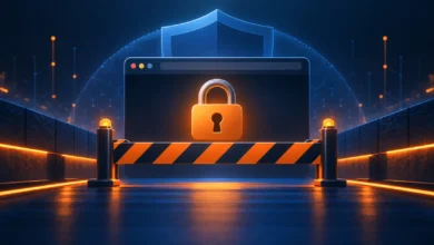 Web sitesine erişimi engellenmiş tarayıcı penceresi