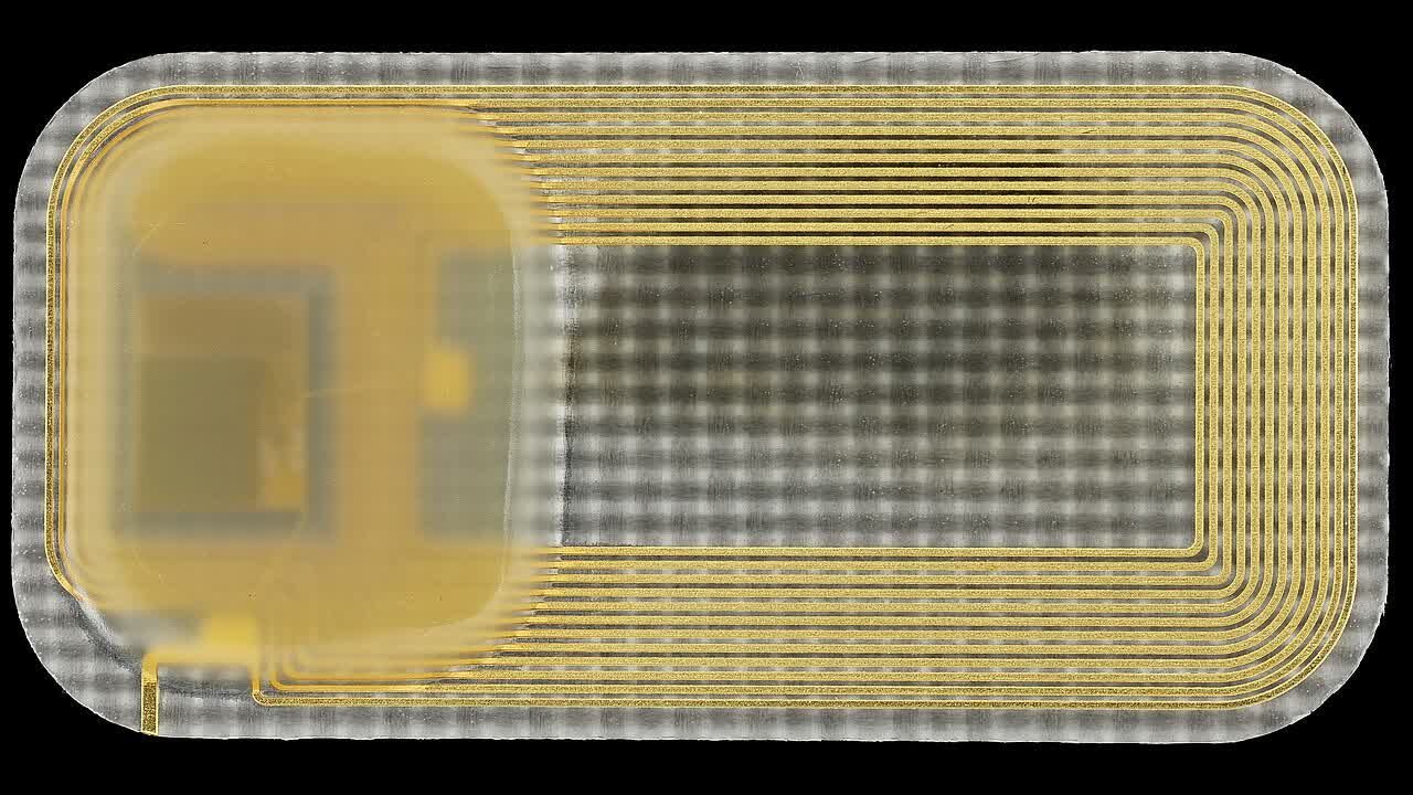 Telefon anakartındaki LPDDR bellek yongasının detaylı görünümü