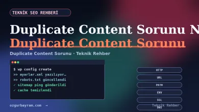 duplicate content sorunu