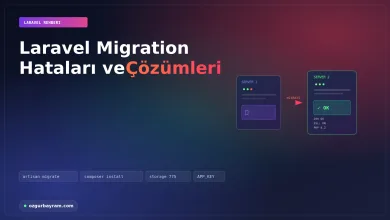 Laravel migration hataları: şema hatalarının nedenleri ve çözümleri