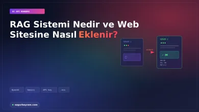 RAG sistemi: bilgi tabanına dayalı yanıt üretimi