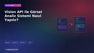 Vision API ile görsel analiz: görsel gönderimi ve yanıt işleme