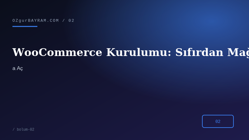 WooCommerce Kurulumu: Sıfırdan Mağaza Açma Rehberi