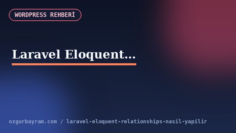 Laravel Eloquent many to many pivot tablo örneği