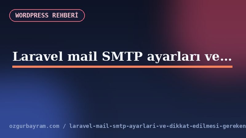 Laravel tinker ile test maili gönderimi ve kuyruk üzerinden e-posta işleme