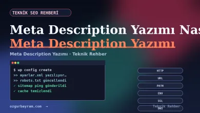 meta description yazımı