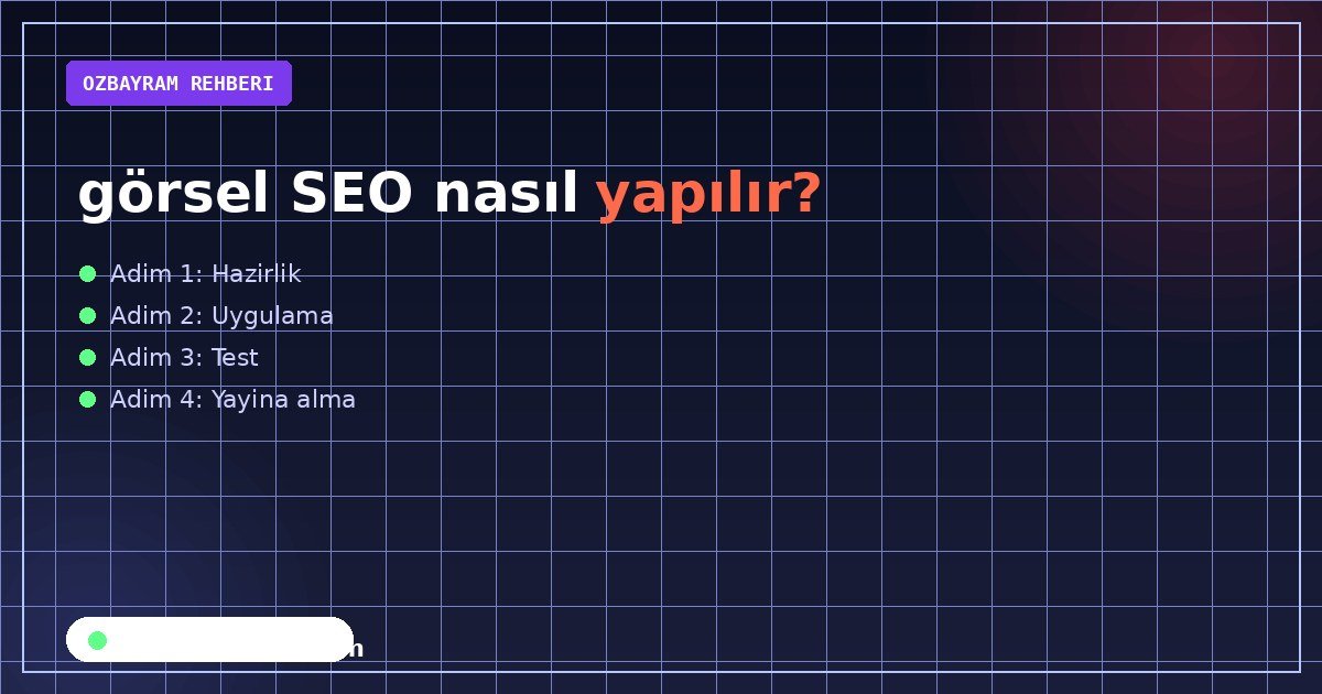 görsel SEO nasıl yapılır?