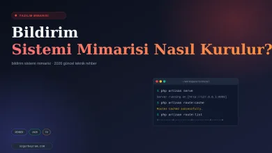 Bildirim Sistemi Mimarisi Nasıl Kurulur?