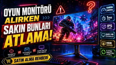 Oyun Monitörü Alırken Nelere Dikkat Edilmeli?