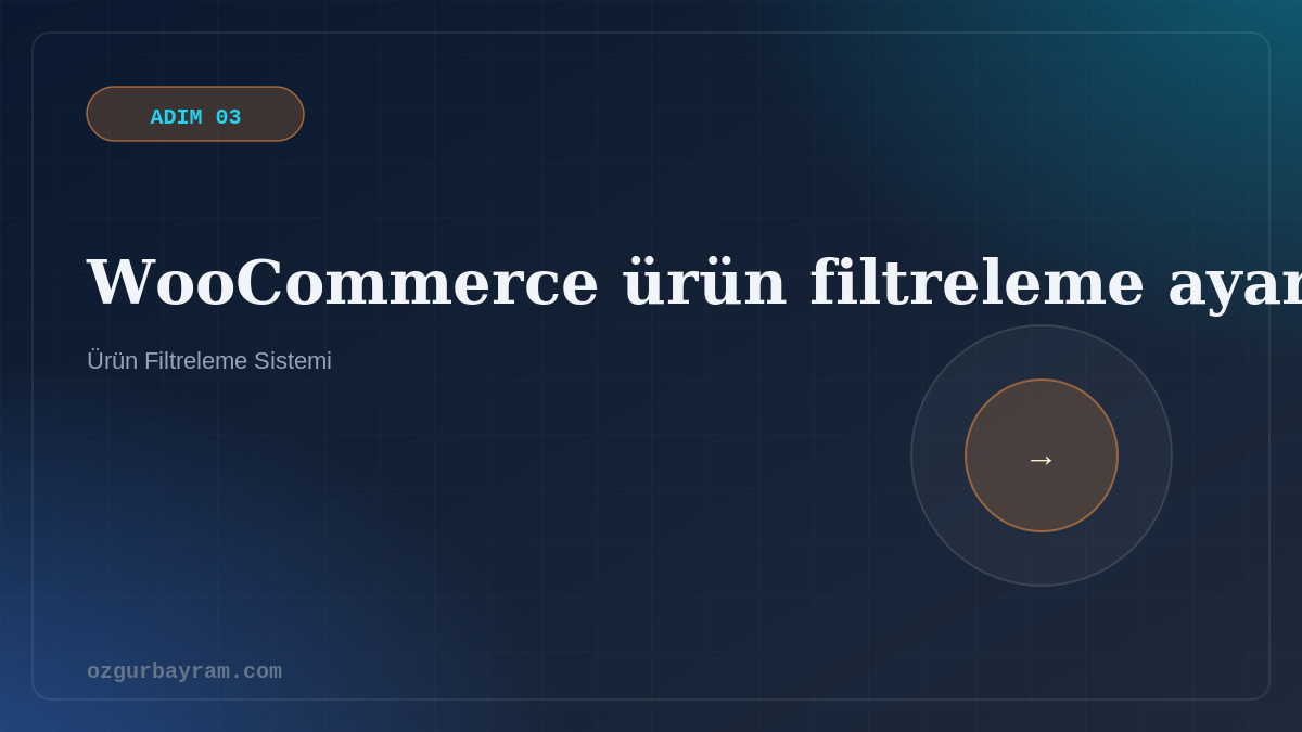 WooCommerce ürün filtresinde sorgu önbellek ve mobil test akışı