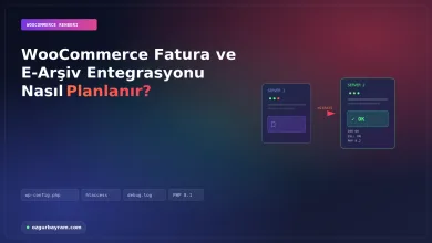 WooCommerce e-Arşiv entegrasyonu teknik planlama rehberi