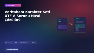Veritabanı Karakter Seti UTF-8 Sorunu Nasıl Çözülür?