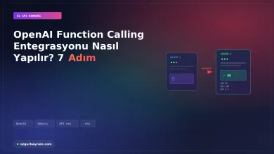 OpenAI Function Calling Entegrasyonu Nasıl Yapılır? 7 Adım