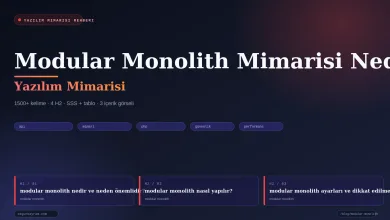 Modular Monolith Mimarisi Nedir? - kapak görseli