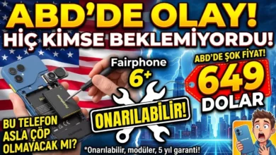 Fairphone 6+ onarılabilir modüler akıllı telefon