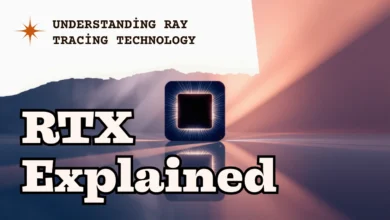 RTX ve GTX ekran kartı farkını gösteren ray tracing illüstrasyonu