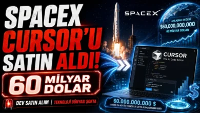 SpaceX’in Cursor satın alımını gösteren öne çıkan görsel