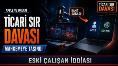 Apple OpenAI ticari sır davası kapsamında sunulan dijital kanıtları temsil eden görsel