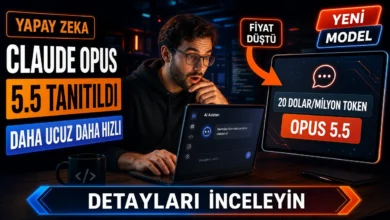 Claude Opus 5.5 modelinin daha ucuz fiyat ve hızlı yanıt vurgusuyla tanıtım görseli