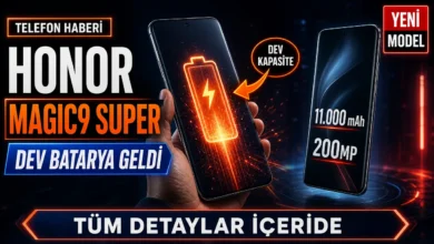 Honor Magic9 Super Edition telefonunun 11.000 mAh batarya kapasitesini gösteren görsel