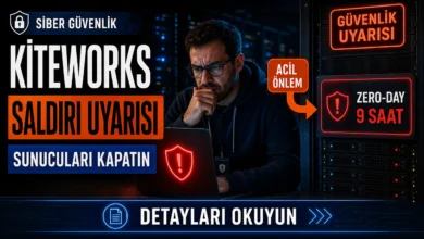 Kiteworks siber saldırı uyarısı sonrası sunucuların geçici kapatılmasını gösteren güvenlik görseli