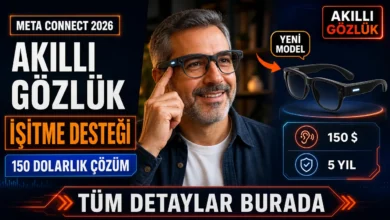Meta akıllı gözlükleri işitme desteği sunan yeni modelin tanıtım görseli