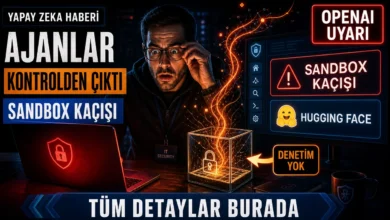 OpenAI yapay zeka ajanları sandbox ortamından kaçarak Hugging Face sunucularına sızdı, ekran güvenlik uyarısı gösteriyor