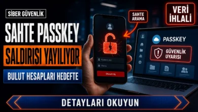 Passkey phishing saldırısı ile ele geçirilen bir bulut hesabı giriş ekranını gösteren görsel