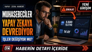 Tabby yapay zeka muhasebe uygulamasının gerçek zamanlı finansal gösterge panelini inceleyen bir işletme sahibi