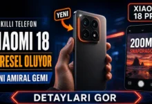 Xiaomi 18 Pro küresel lansmanı kapsamında tanıtılan telefonun kamera modülünü gösteren görsel