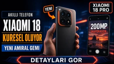 Xiaomi 18 Pro küresel lansmanı kapsamında tanıtılan telefonun kamera modülünü gösteren görsel