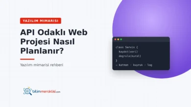 API Odaklı Web Projesi Nasıl Planlanır?