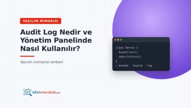 Audit Log Nedir ve Yönetim Panelinde Nasıl Kullanılır?
