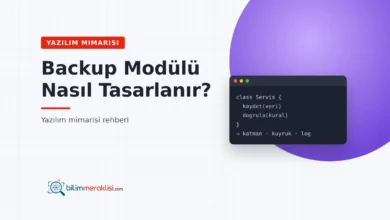 Backup Modülü Nasıl Tasarlanır?