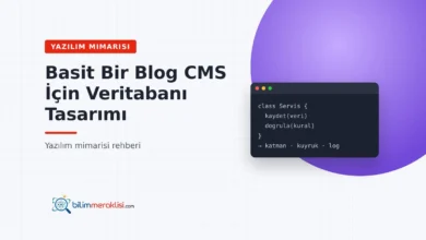 Basit Bir Blog CMS İçin Veritabanı Tasarımı