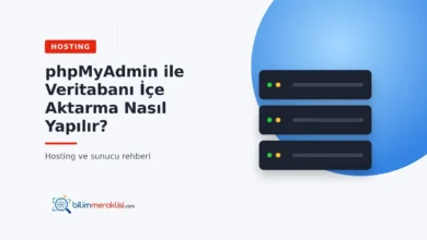 phpMyAdmin ile Veritabanı İçe Aktarma Nasıl Yapılır?