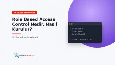 Role Based Access Control Nedir, Nasıl Kurulur?