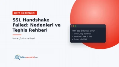 SSL Handshake Failed: Nedenleri ve Teşhis Rehberi